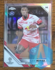 2021-22 Topps Chrome UEFA Champions League Ilaix Moriba RC Refractor #95 Leipzig